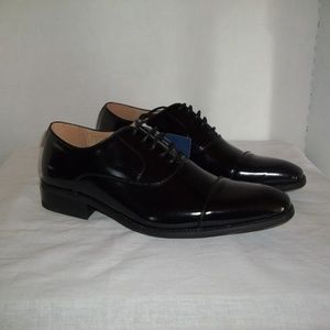 Men's Gino Vitale Lace-up Cap Toe Dress Shoes